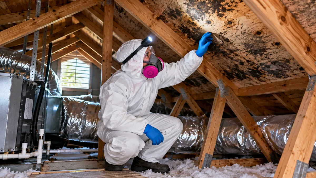 Attic Mold Removal in Delray Beach