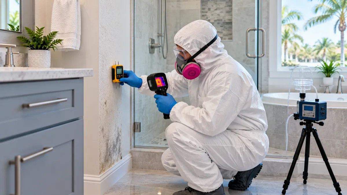 Mold Inspection and Testing in Delray Beach